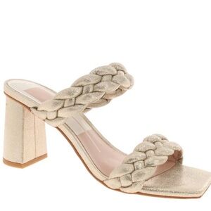 Dolce Vita Braided Gold Sandals